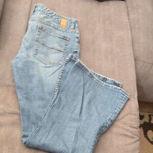 Maurices Light Blue Straight Leg Jeans